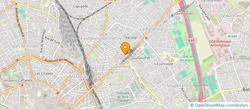 localisation de l'entreprise MONSIEUR JONATHAN ALLIBE à TOULOUSE