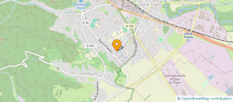 localisation de l'entreprise MONSIEUR JONATHAN ALLIGNE  BURNHAUPT-LE-BAS