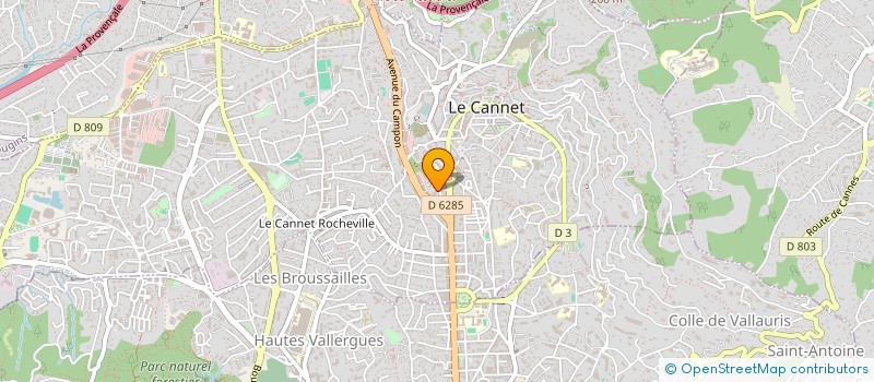 localisation de l'entreprise MONSIEUR JONATHAN ALMEIDA à LE CANNET