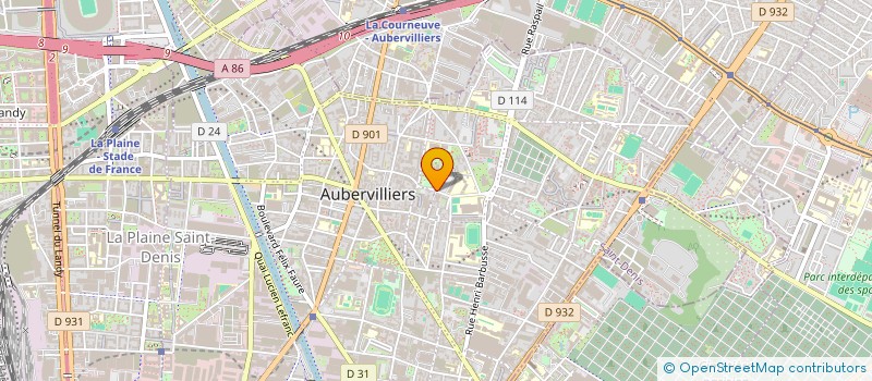 localisation de l'entreprise MONSIEUR JONATHAN ALOUACHE à AUBERVILLIERS