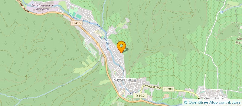 localisation de l'entreprise MONSIEUR JONATHAN AMANN  KAYSERSBERG VIGNOBLE