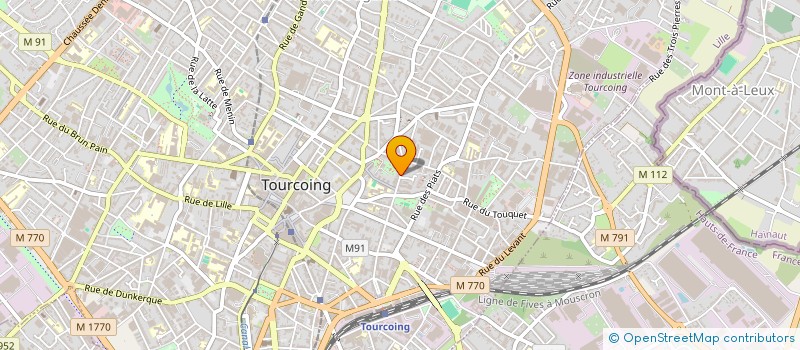 localisation de l'entreprise MONSIEUR JONATHAN ANSELIN  TOURCOING