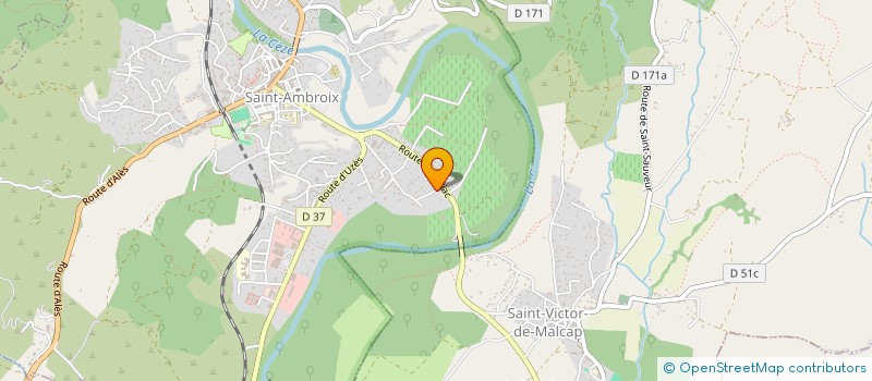 localisation de l'entreprise MONSIEUR JONATHAN ANTON  SAINT-AMBROIX