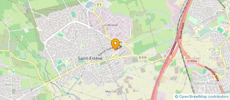 localisation de l'entreprise MONSIEUR JONATHAN ANTUNES  ST ESTEVE