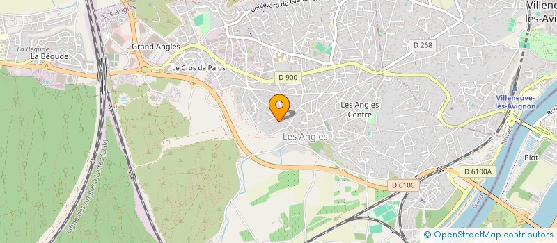 localisation de l'entreprise MONSIEUR JONATHAN ARNAUD  LES ANGLES