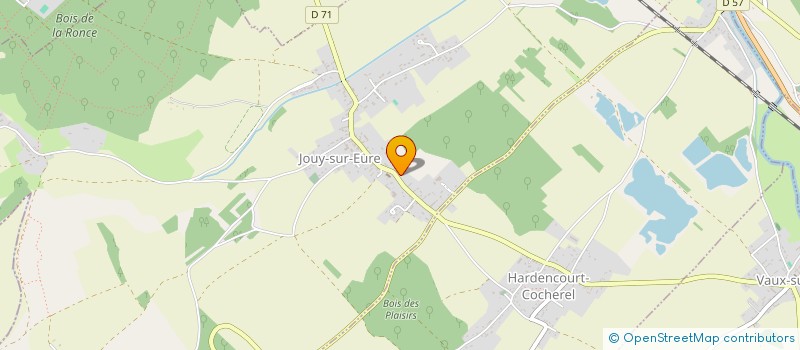 localisation de l'entreprise MONSIEUR JONATHAN ARNAUD  JOUY-SUR-EURE