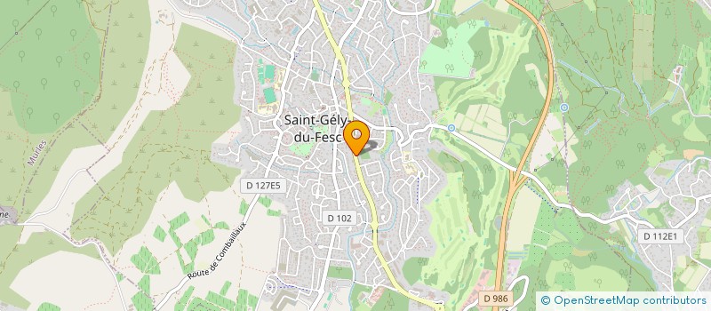 localisation de l'entreprise MONSIEUR JONATHAN ARRACHART  SAINT-GELY-DU-FESC