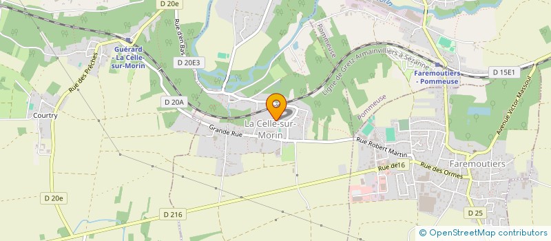 localisation de l'entreprise MONSIEUR JONATHAN ARTHAUD à LA CELLE-SUR-MORIN