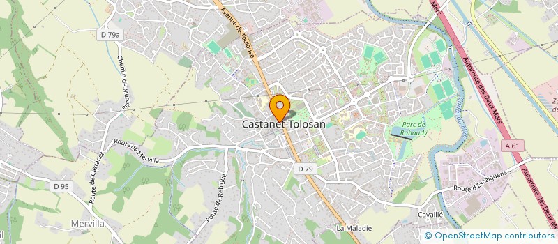 localisation de l'entreprise MONSIEUR JONATHAN AUBIN à CASTANET-TOLOSAN