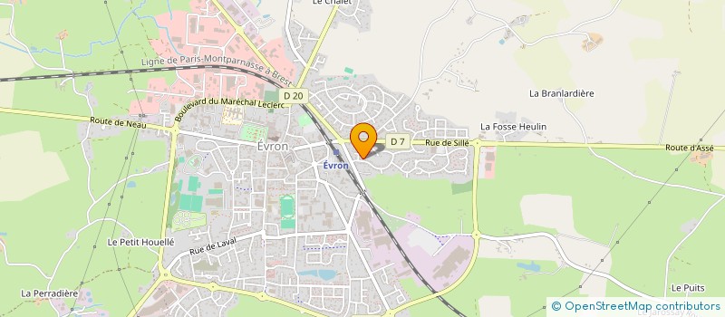 localisation de l'entreprise MONSIEUR JONATHAN AUFFRAY  MEZANGERS