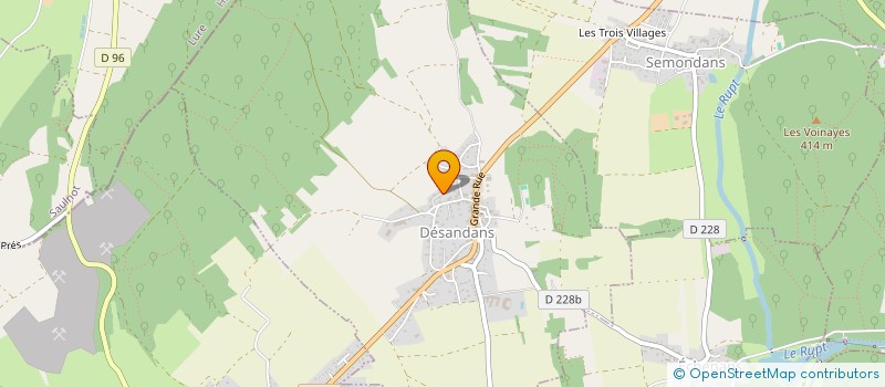 localisation de l'entreprise MONSIEUR JONATHAN AUGELLO  DESANDANS