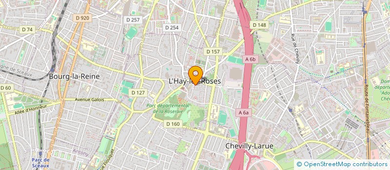 localisation de l'entreprise MONSIEUR JONATHAN AUMAITRE-CAMPI  L'HAY-LES-ROSES