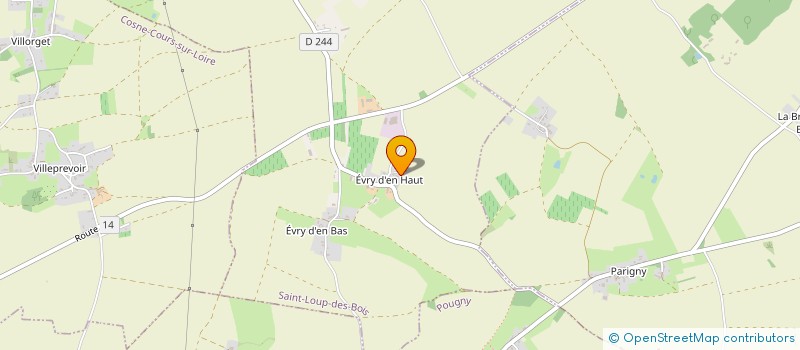 localisation de l'entreprise MONSIEUR JONATHAN AVIX  SAINT-LOUP-DES-BOIS