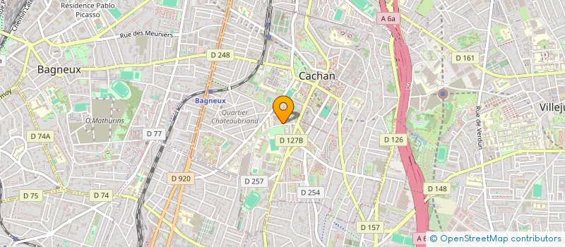 localisation de l'entreprise MONSIEUR JONATHAN AYETO  CACHAN