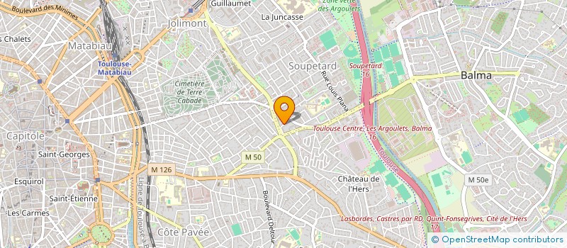 localisation de l'entreprise MONSIEUR JONATHAN AZIZA à TOULOUSE