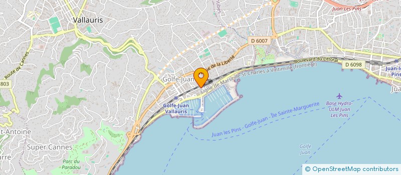 localisation de l'entreprise MONSIEUR JONATHAN AZOULAI à VALLAURIS