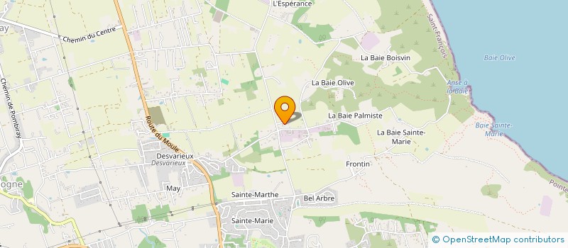 localisation de l'entreprise MONSIEUR JONATHAN BACHA  SAINT-FRANCOIS
