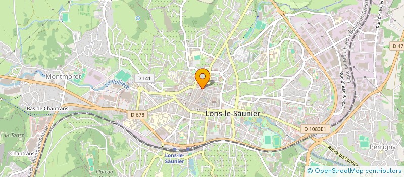 localisation de l'entreprise MONSIEUR JONATHAN BADET à LONS-LE-SAUNIER
