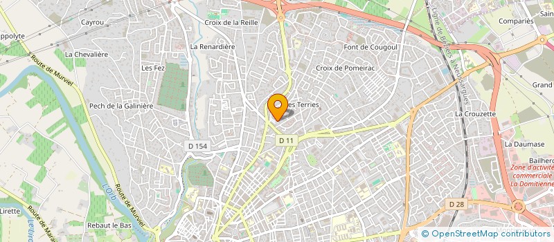 localisation de l'entreprise MONSIEUR JONATHAN BAHUREL  BEZIERS