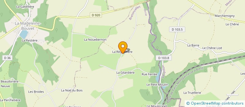 localisation de l'entreprise MONSIEUR JONATHAN BAILLEUL à BRETONCELLES