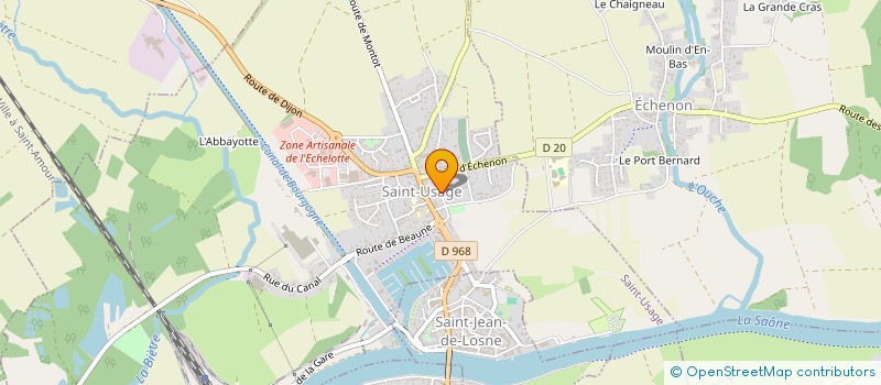 localisation de l'entreprise MONSIEUR JONATHAN BAJOTET  SAINT-USAGE