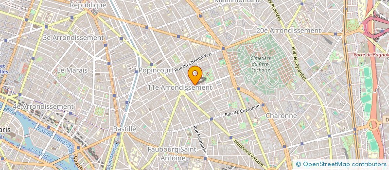 localisation de l'entreprise MONSIEUR JONATHAN BAPTISTA  PARIS