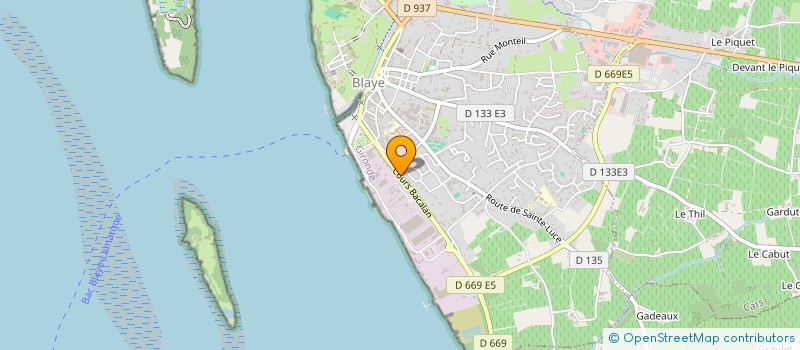 localisation de l'entreprise MONSIEUR JONATHAN BAPTISTE à BLAYE