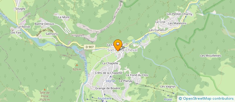 localisation de l'entreprise MONSIEUR JONATHAN BARBIER  SIXT-FER-A-CHEVAL