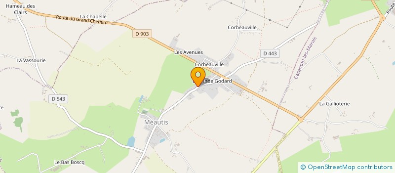 localisation de l'entreprise MONSIEUR JONATHAN BARRU  MEAUTIS