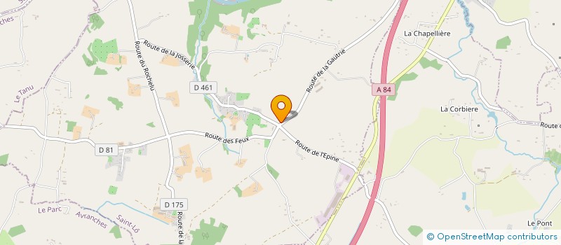 localisation de l'entreprise MONSIEUR JONATHAN BARTE  BOURGUENOLLES