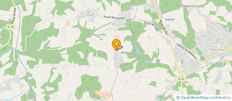 localisation de l'entreprise MONSIEUR JONATHAN BASTARD  GAAS