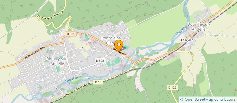 localisation de l'entreprise MONSIEUR JONATHAN BAUDOIN  PONT-SAINT-PIERRE