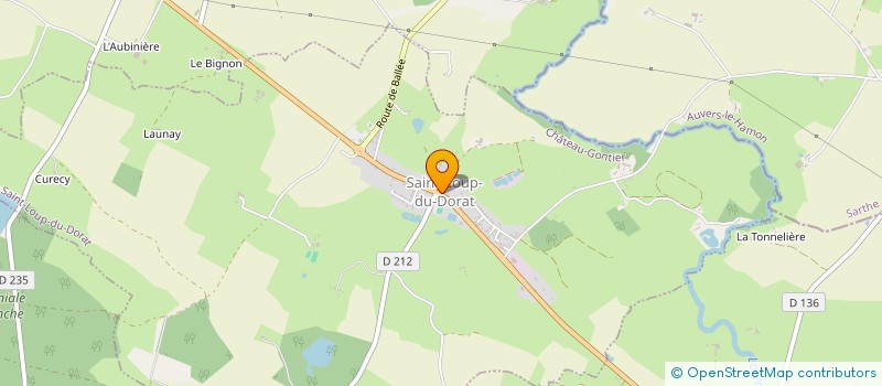 localisation de l'entreprise MONSIEUR JONATHAN BAUDRY  SAINT-LOUP-DU-DORAT