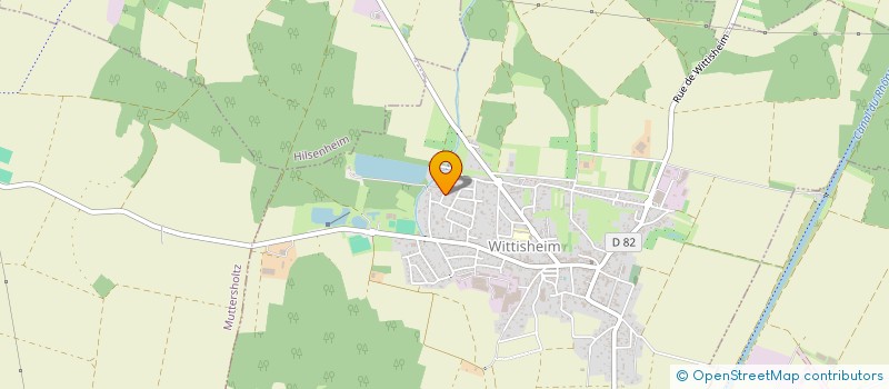 localisation de l'entreprise MONSIEUR JONATHAN BAUMERT  WITTISHEIM