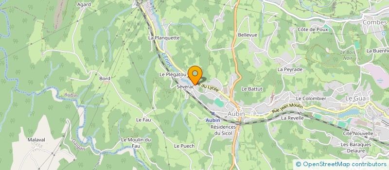 localisation de l'entreprise MONSIEUR JONATHAN BAYOL  AUBIN