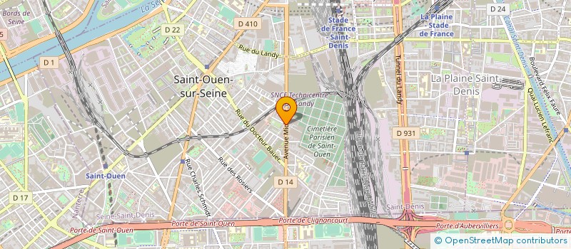 localisation de l'entreprise MONSIEUR JONATHAN BEAUJOUR à SAINT-OUEN-SUR-SEINE