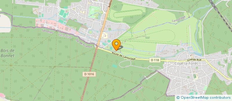 localisation de l'entreprise MONSIEUR JONATHAN BEAUMET  LAMORLAYE