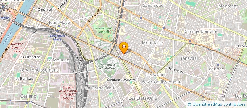 localisation de l'entreprise MONSIEUR JONATHAN BEAUNE  LYON