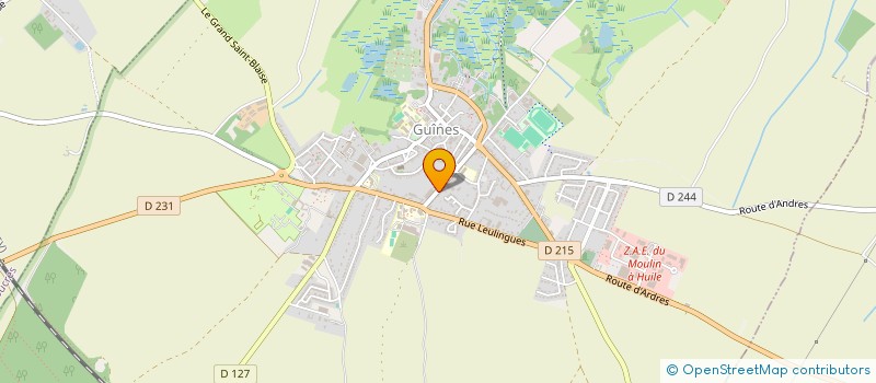 localisation de l'entreprise MONSIEUR JONATHAN BECQUET  GUINES