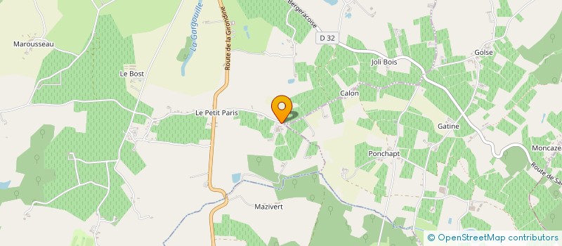 localisation de l'entreprise MONSIEUR JONATHAN BEDDOW  MONTPEYROUX