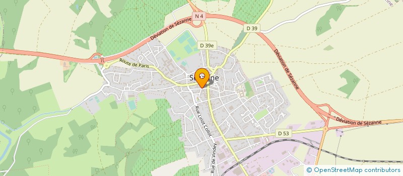 localisation de l'entreprise MONSIEUR JONATHAN BEENEN  SEZANNE