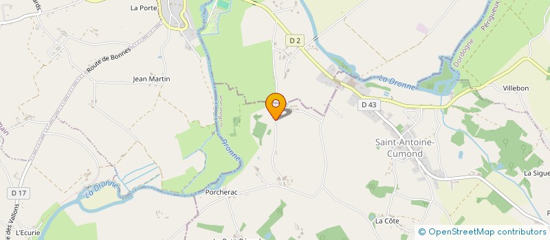 localisation de l'entreprise MONSIEUR JONATHAN BELARDO  SAINT PRIVAT EN PERIGORD