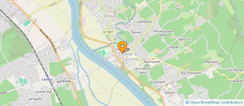 localisation de l'entreprise MONSIEUR JONATHAN BELLINA  CADILLAC-SUR-GARONNE