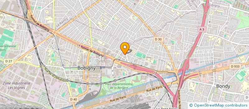 localisation de l'entreprise MONSIEUR JONATHAN BELTRAN à BOBIGNY