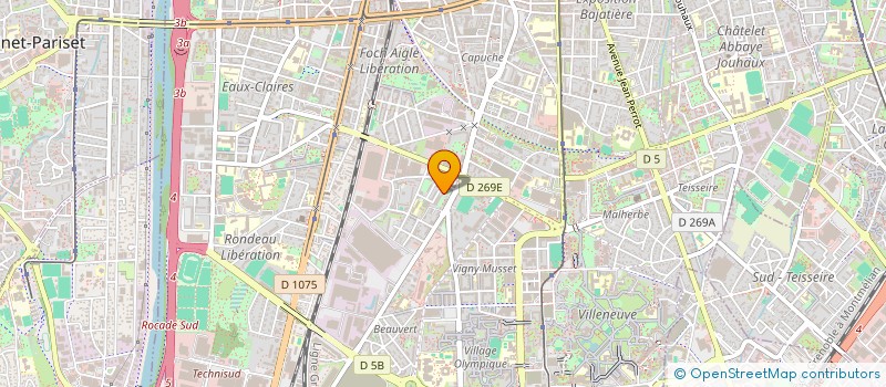 localisation de l'entreprise MONSIEUR JONATHAN BELY  GRENOBLE