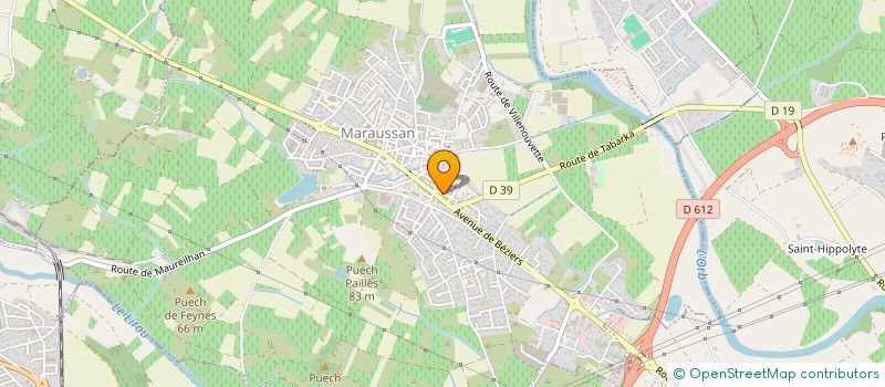 localisation de l'entreprise MONSIEUR JONATHAN BENAVENT  MARAUSSAN