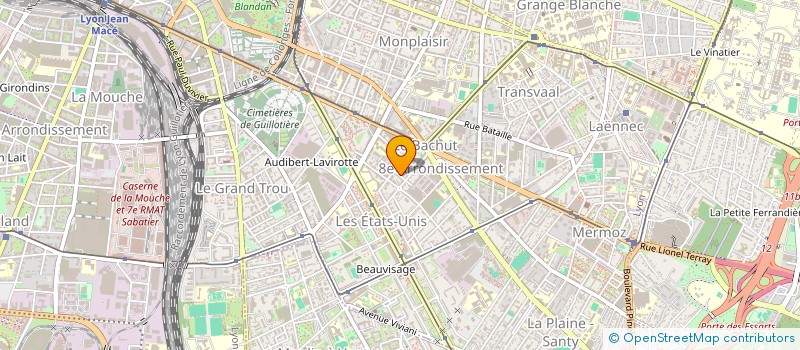 localisation de l'entreprise MONSIEUR JONATHAN BENCHETRIT  VILLEURBANNE