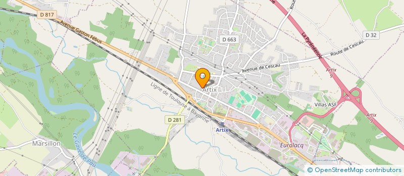 localisation de l'entreprise MONSIEUR JONATHAN BENSILHE  ARTIX