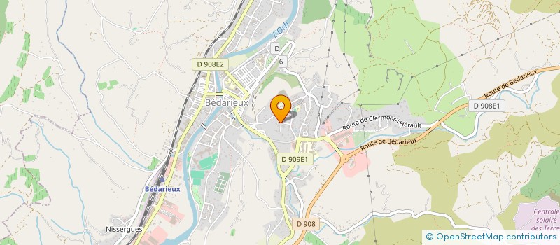 localisation de l'entreprise MONSIEUR JONATHAN BENZAIM  BEDARIEUX