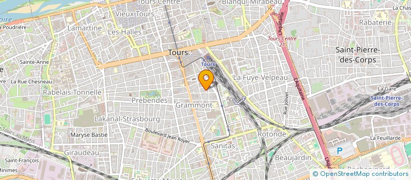 localisation de l'entreprise MONSIEUR JONATHAN BEQUARD  TOURS